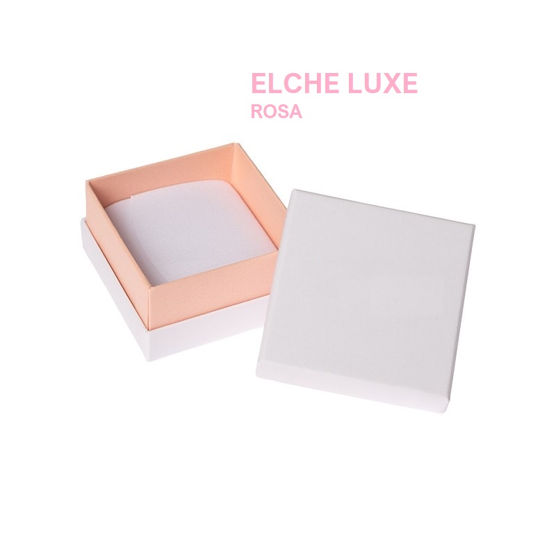 Caja Elche LUXE juego + cadena/colgante 65x65x38 mm.